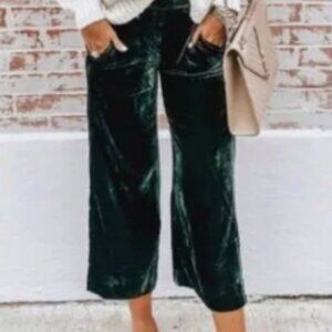 Madewell Huston Pull-On Crop Pants (Velvet)